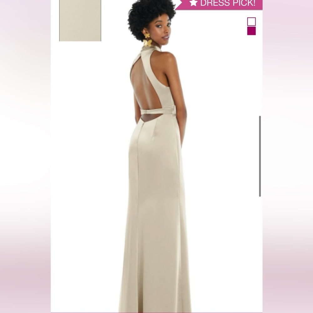 Gold/Champagne full length dress